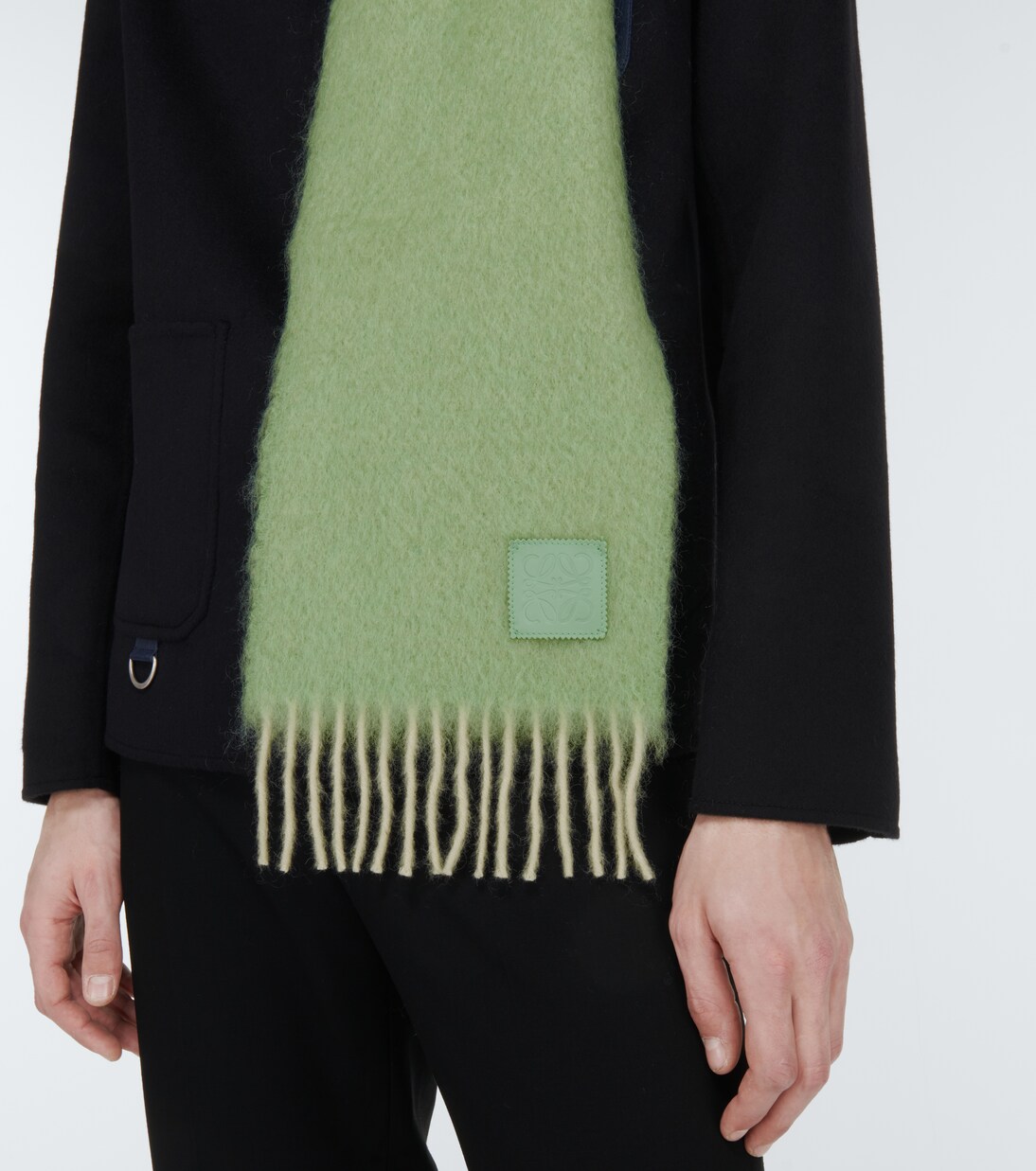 Anagram mohair and wool-blend scarf | Loewe