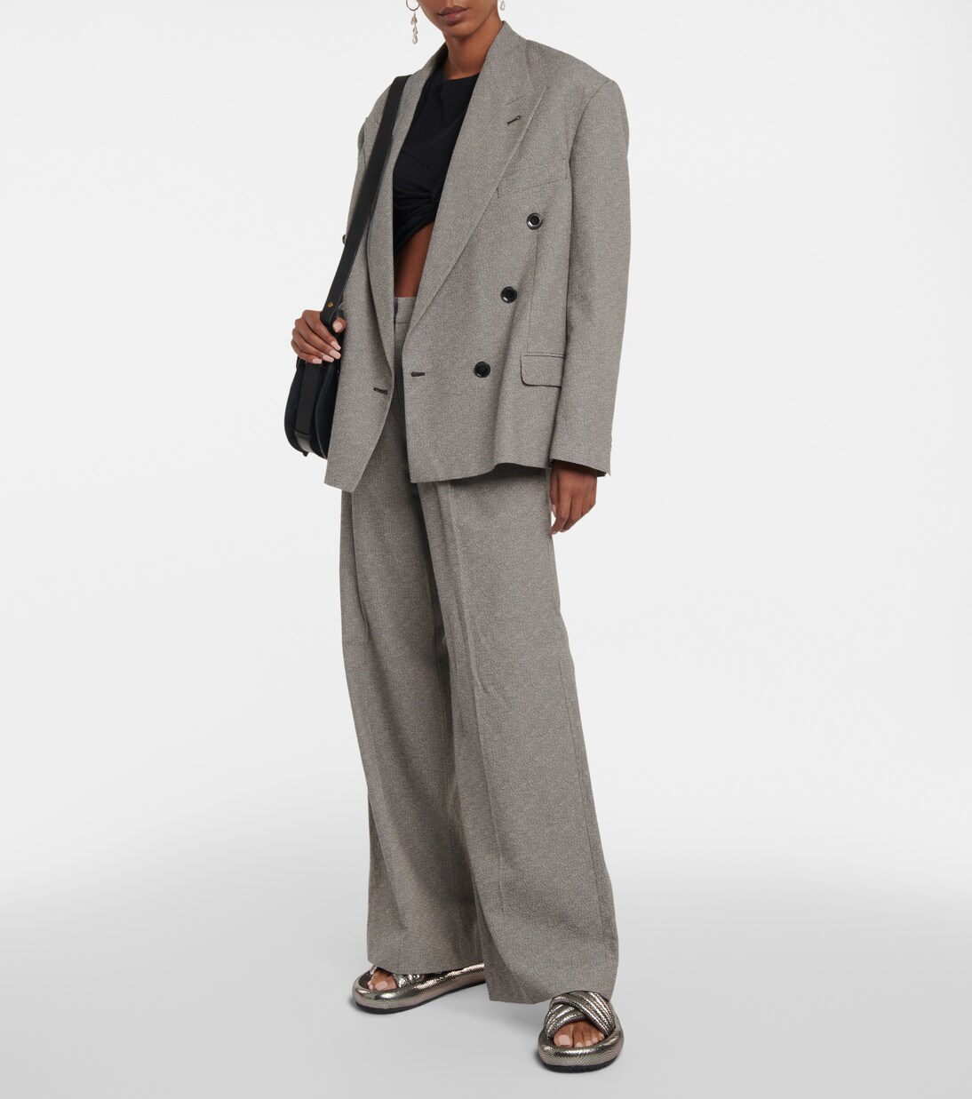 Niloo snake-effect leather sandals | Isabel Marant