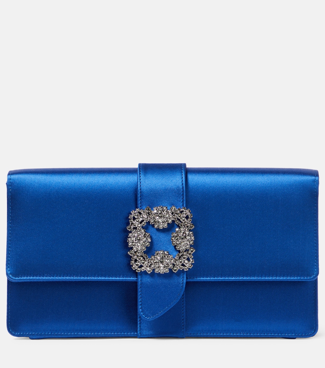 Capri embellished satin clutch | Manolo Blahnik