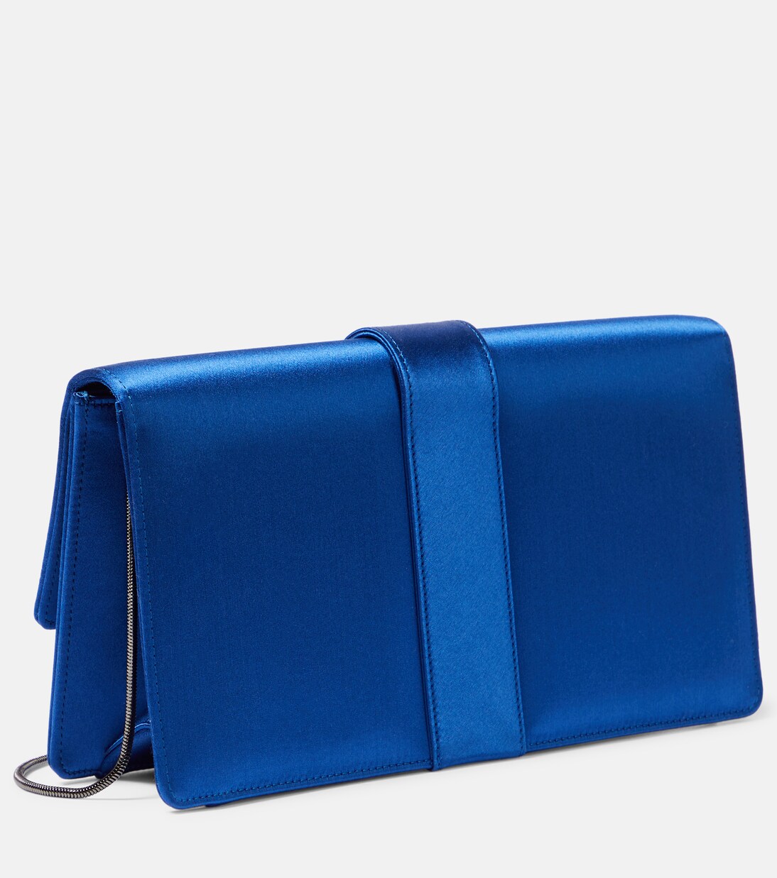 Capri embellished satin clutch | Manolo Blahnik