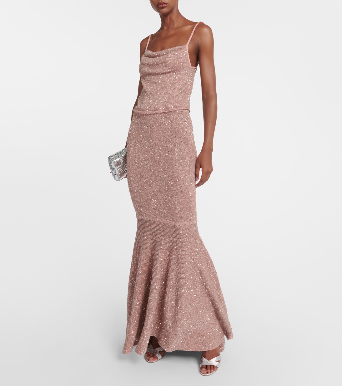 Verziertes Cropped-Top Diaplo aus Strick | Altuzarra