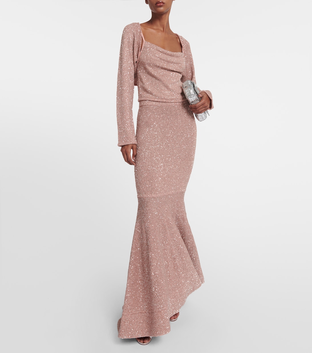 Verziertes Cropped-Top Diaplo aus Strick | Altuzarra