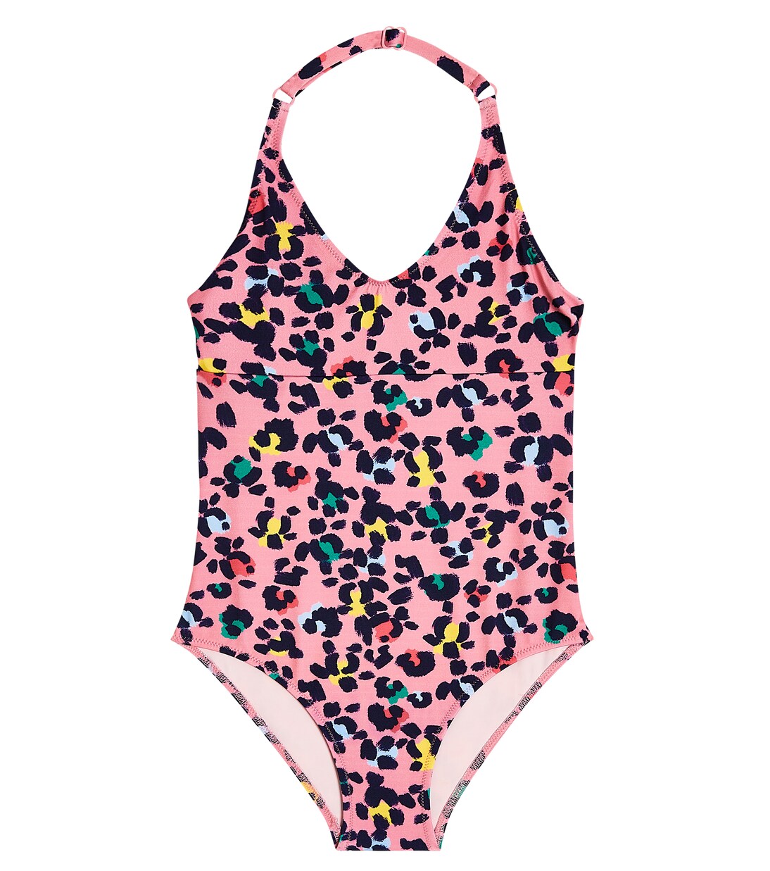 Leopard-print halterneck swimsuit | Vilebrequin Kids