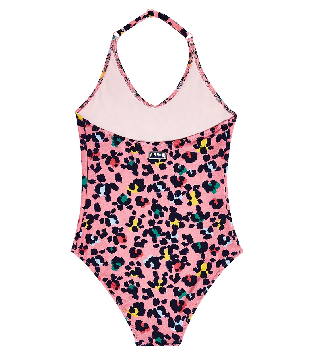 Leopard-print halterneck swimsuit | Vilebrequin Kids