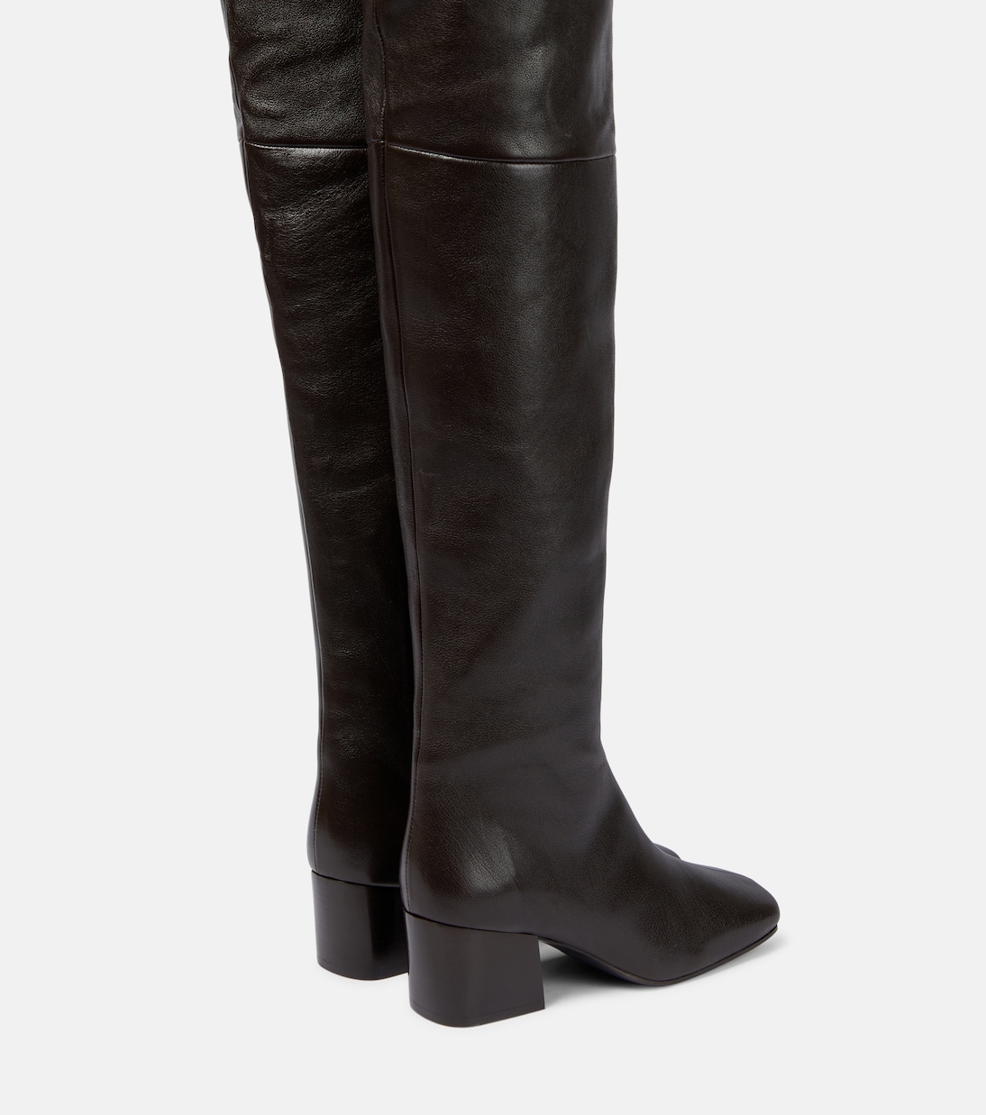 Over-the-knee leather boots | Lemaire
