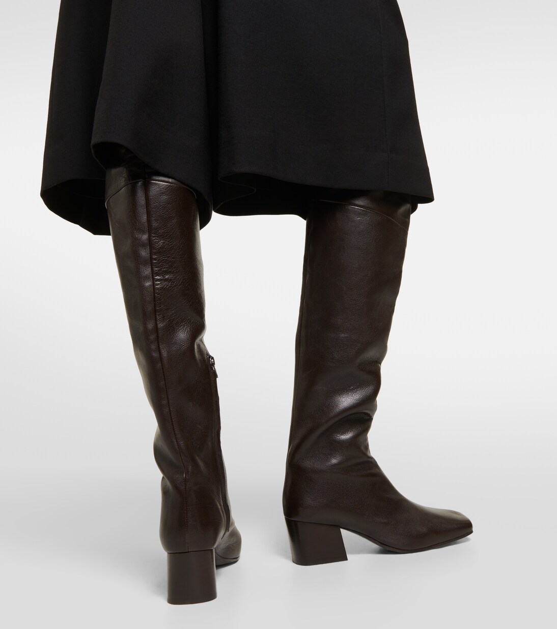 Over-the-knee leather boots | Lemaire