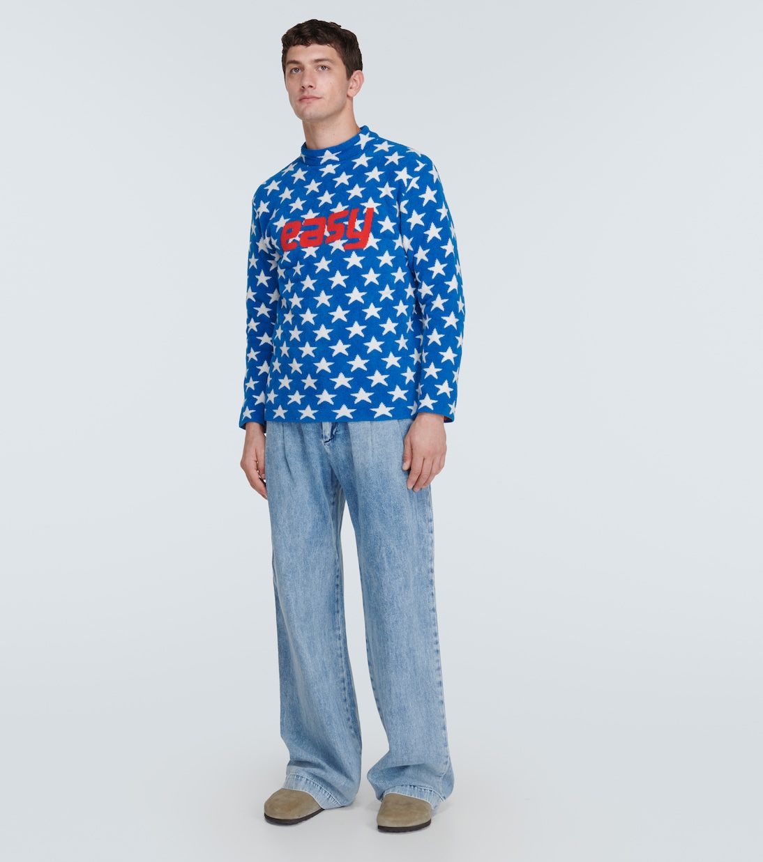 Printed cotton-blend sweater | ERL