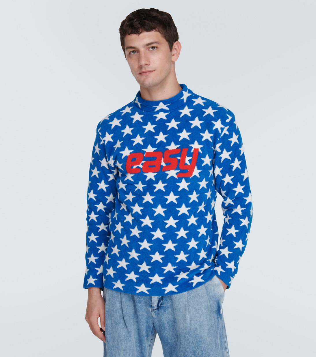 Printed cotton-blend sweater | ERL