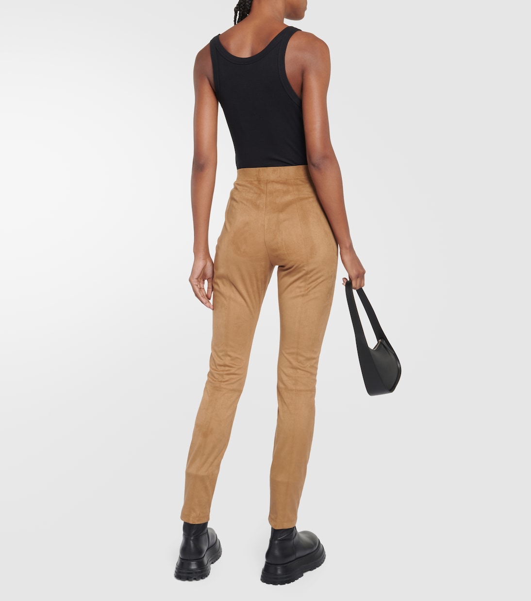 Leisure Hose Ebe aus Velourslederimitat | Max Mara