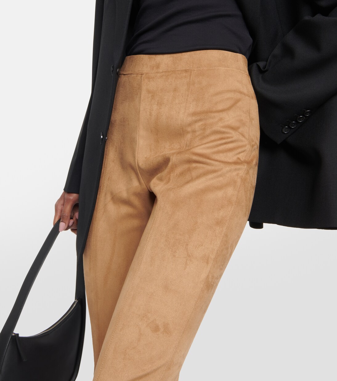 Leisure Hose Ebe aus Velourslederimitat | Max Mara