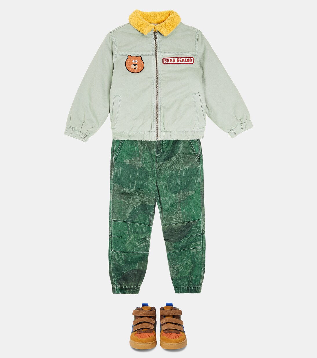 Patch-appliqué denim jacket | Stella McCartney Kids