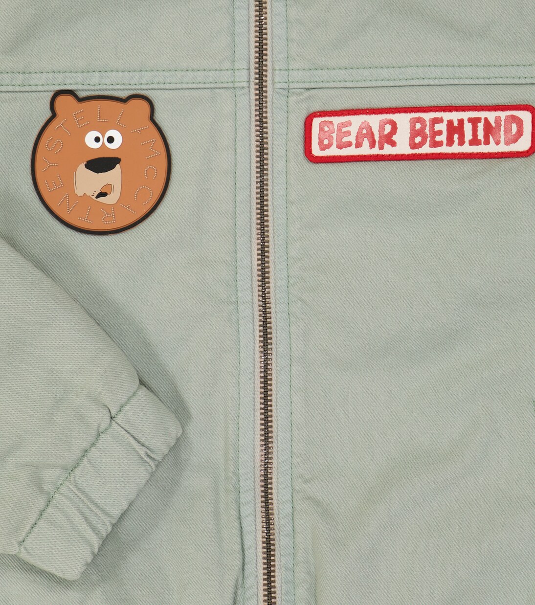 Patch-appliqué denim jacket | Stella McCartney Kids