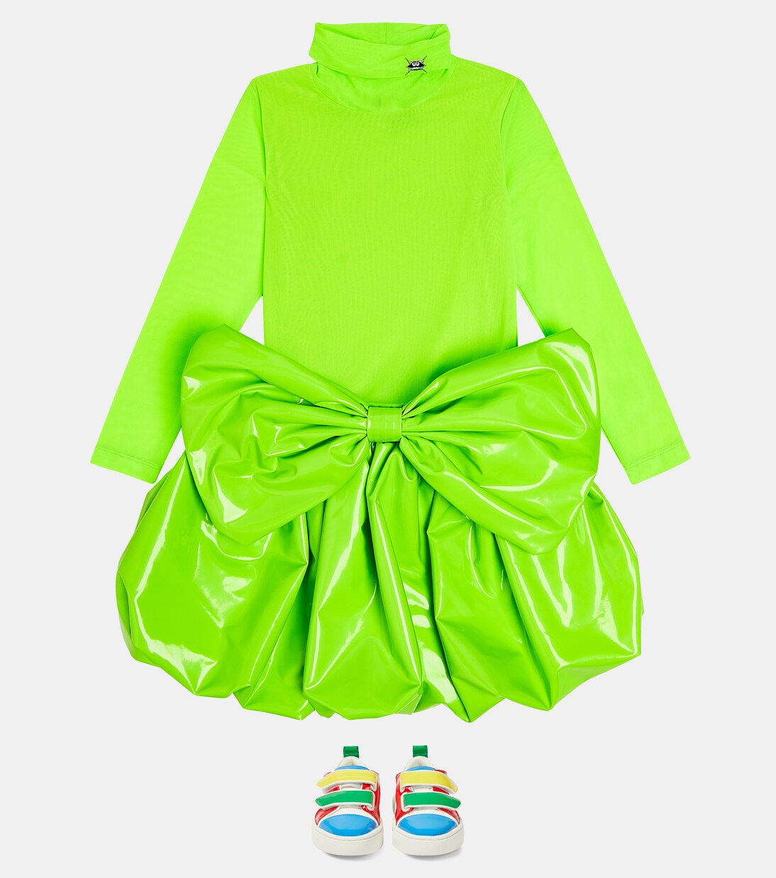 Mesh turtleneck top | Caroline Bosmans