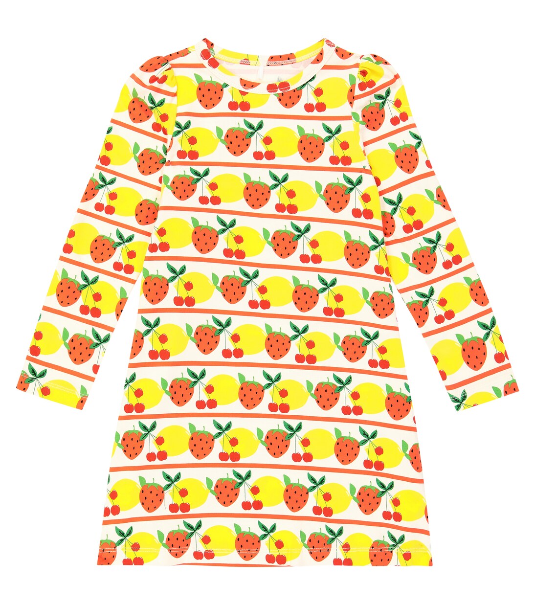Fruits cotton-blend dress | Mini Rodini