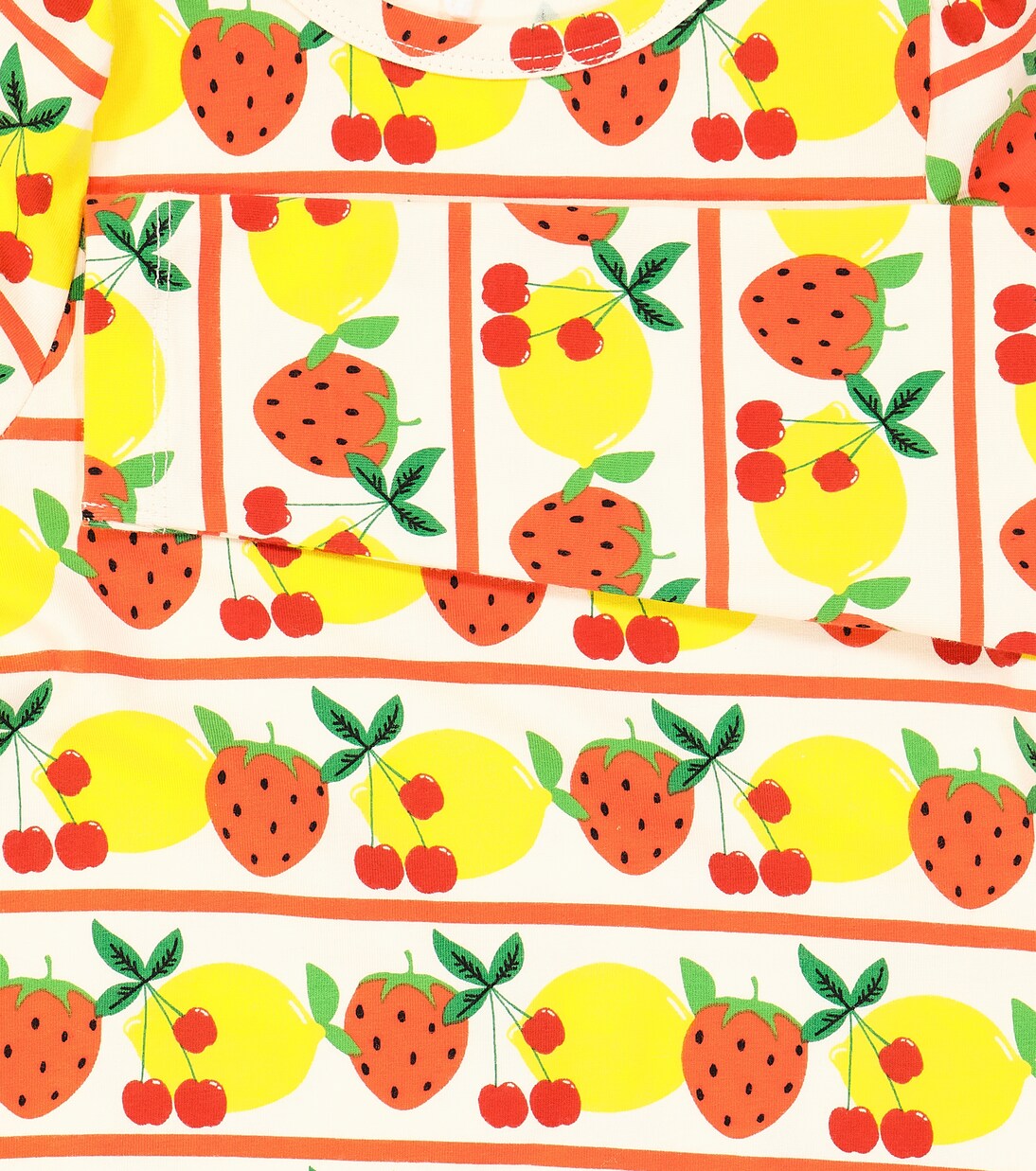 Fruits cotton-blend dress | Mini Rodini