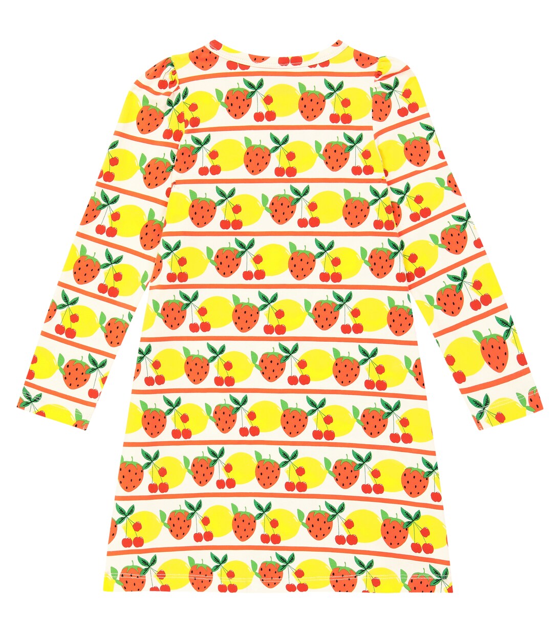 Fruits cotton-blend dress | Mini Rodini