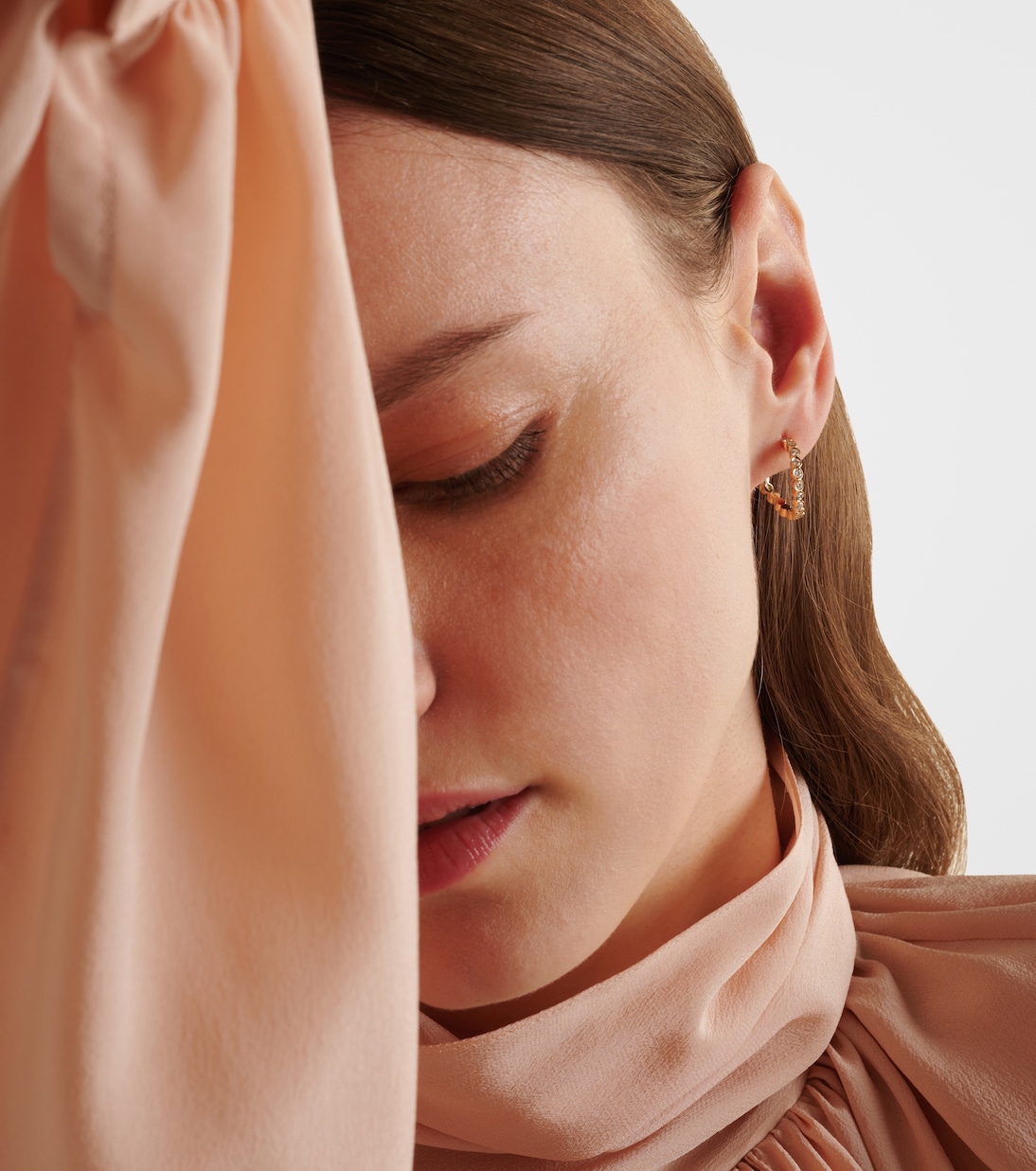 Courant 18kt gold single earring with diamonds | Sophie Bille Brahe