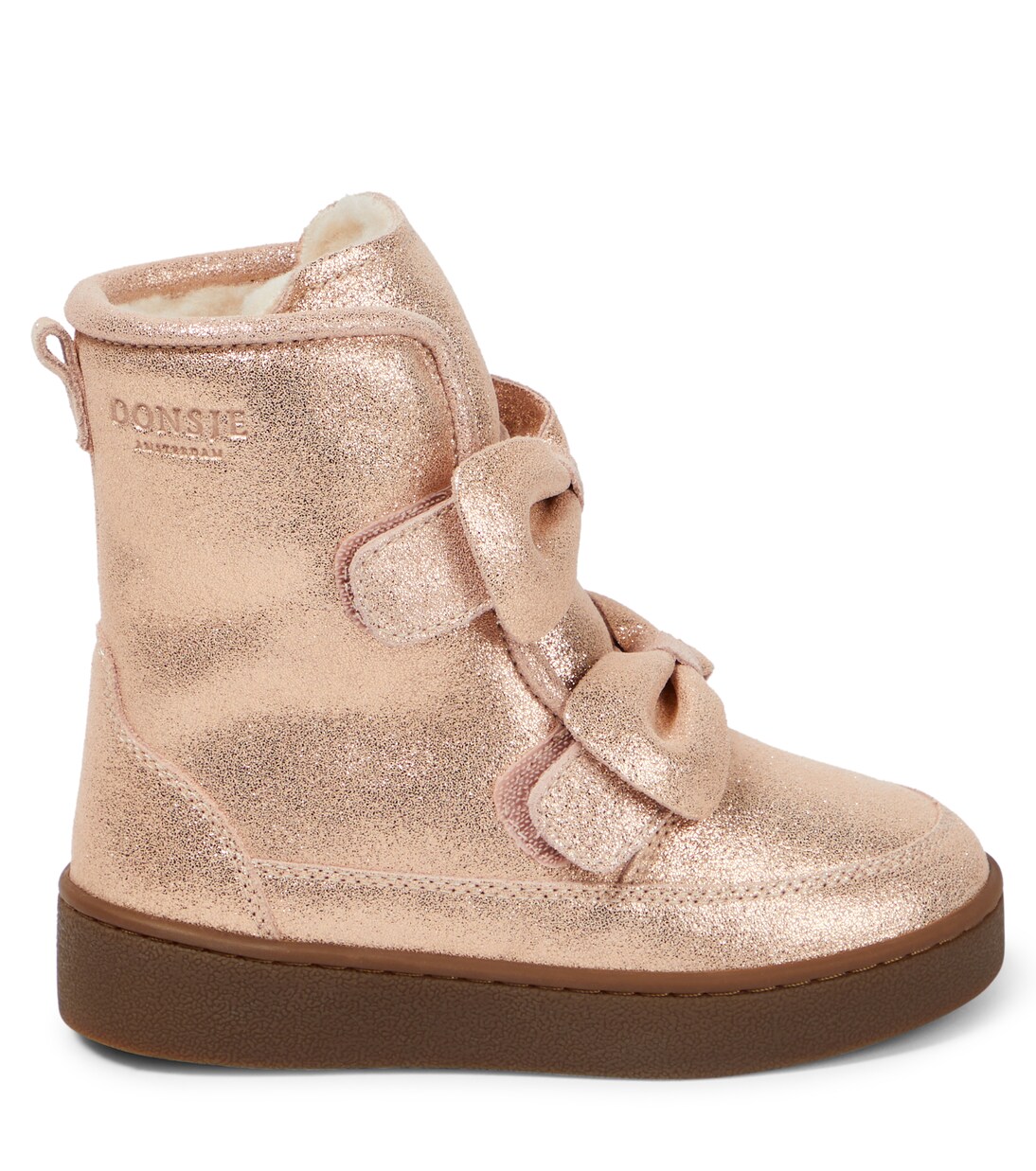 Isa Exclusive Lining metallic leather boots | Donsje