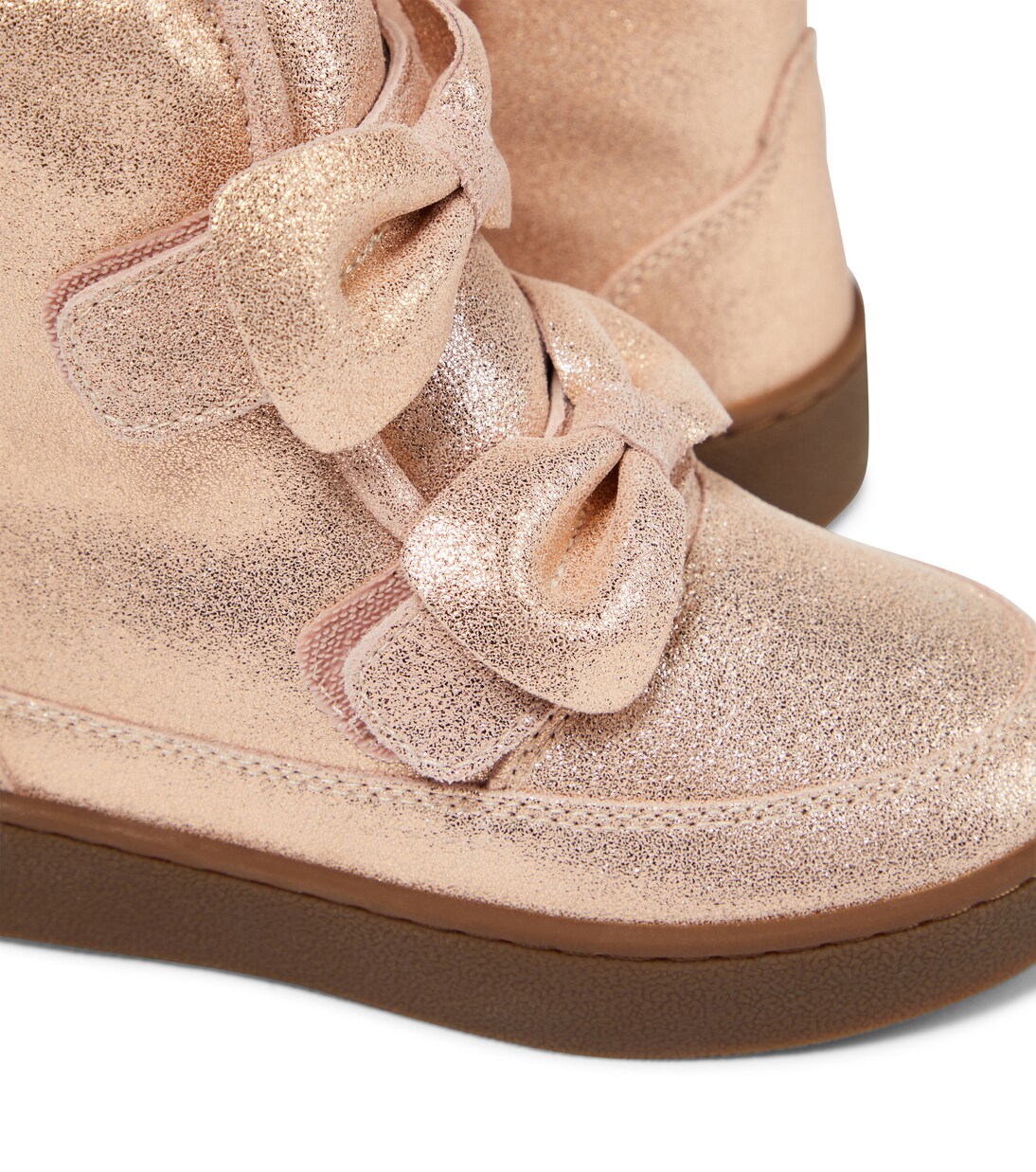 Isa Exclusive Lining metallic leather boots | Donsje