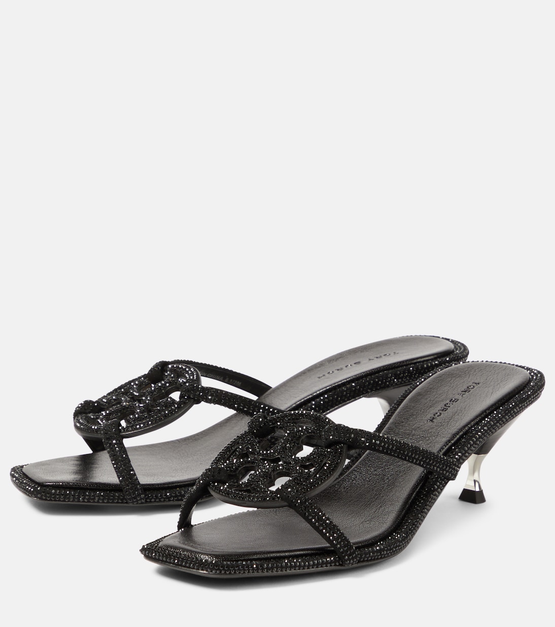 Geo Bombe Miller suede sandals | Tory Burch
