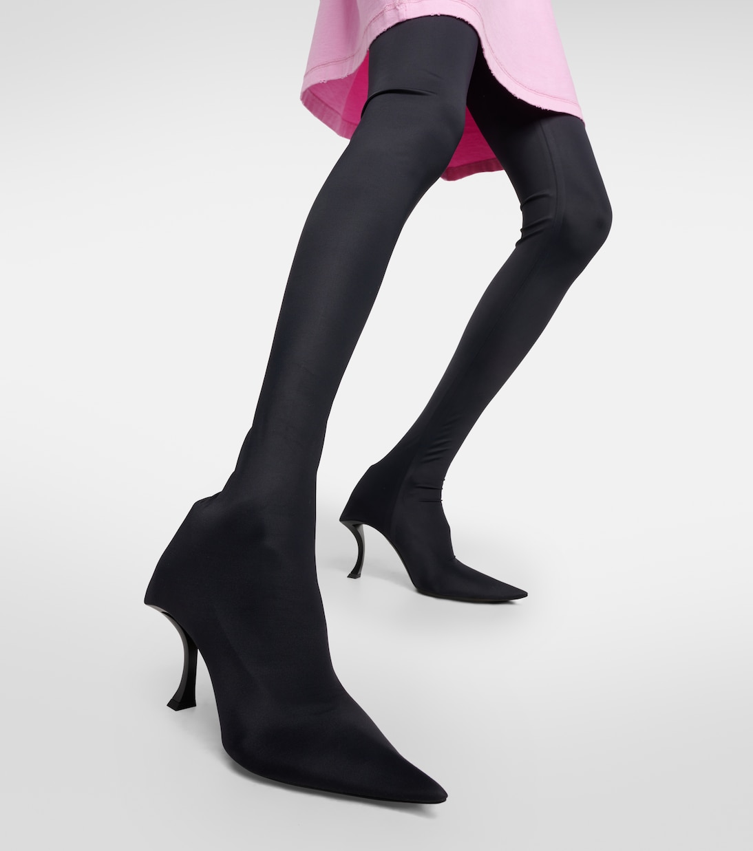 Hourglass over-the-knee boots | Balenciaga