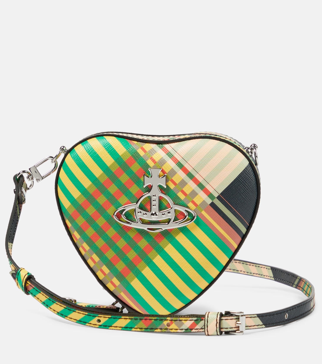 Saff Heart Mini faux leather shoulder bag | Vivienne Westwood