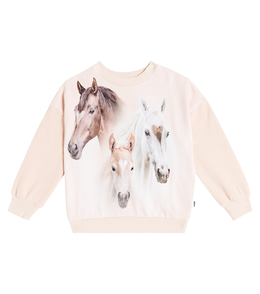 Maxi printed cotton sweatshirt | Molo