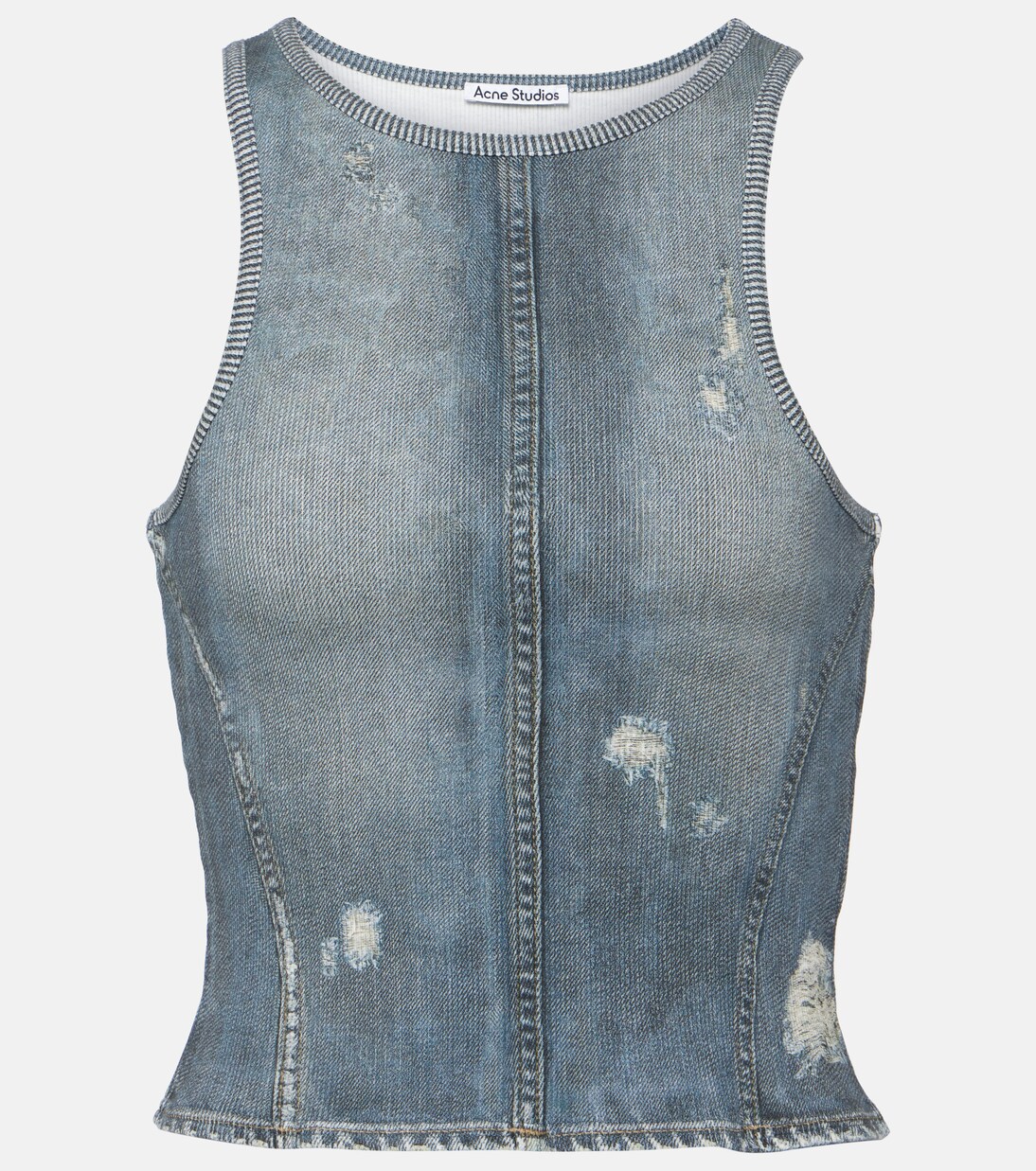 Top Elaia aus Denim | Acne Studios