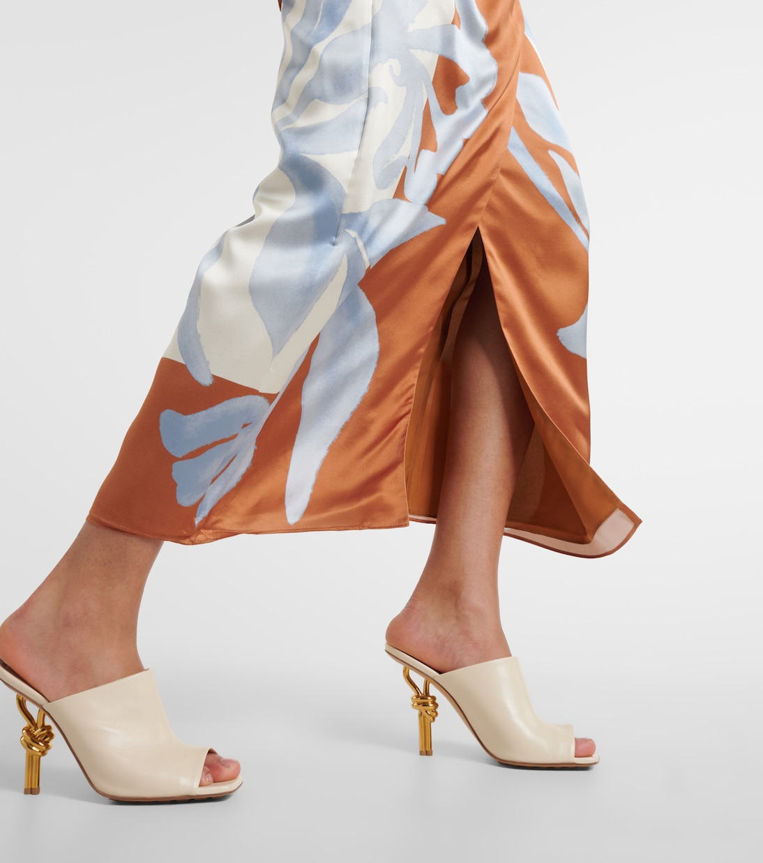 Bedruckter Wickelrock Sorrento aus Seide | SIR