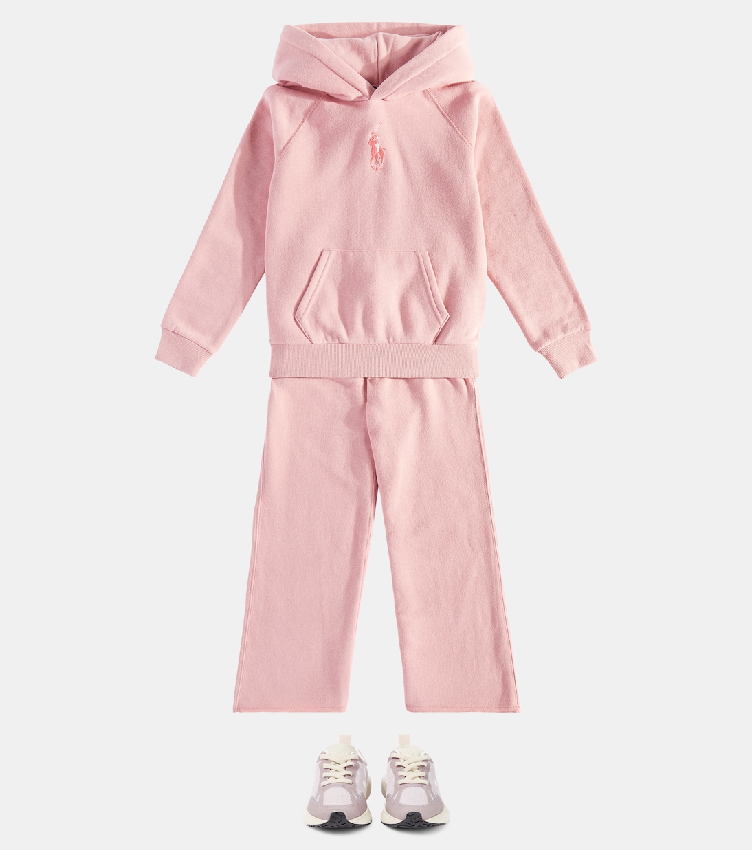 Logo cotton-blend jersey hoodie | Polo Ralph Lauren Kids