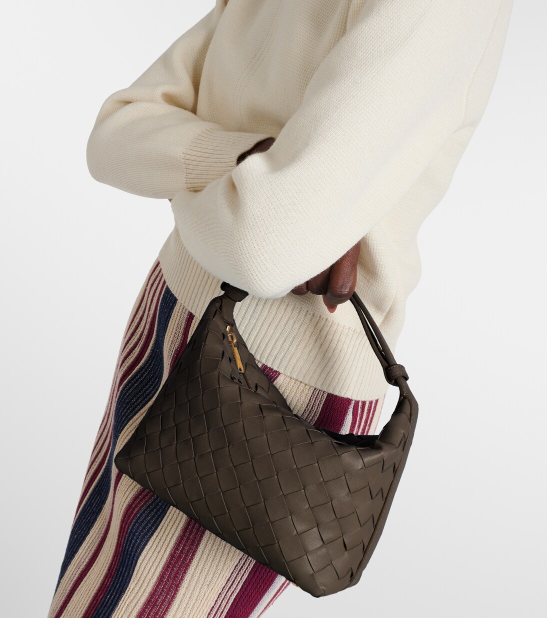 Sac Wallace en cuir Intrecciato  | Bottega Veneta