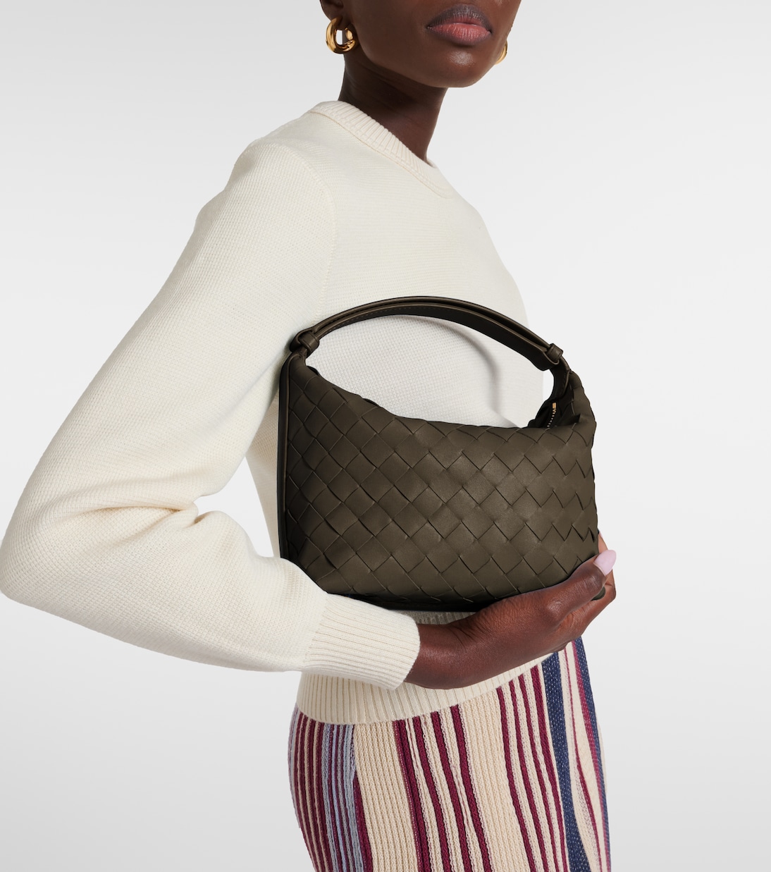 Sac Wallace en cuir Intrecciato  | Bottega Veneta