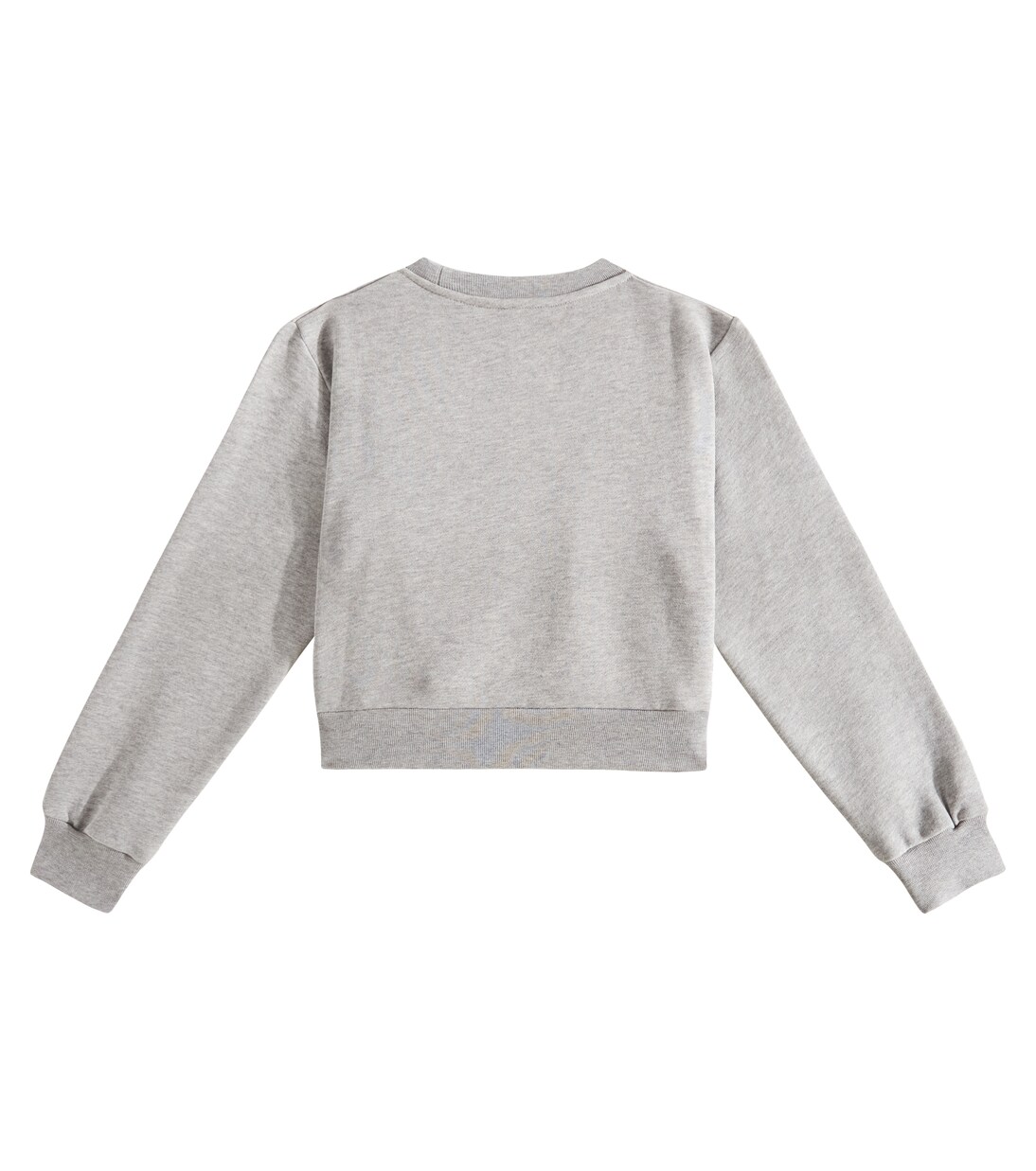 Logo embellished cotton sweatshirt | Versace Kids