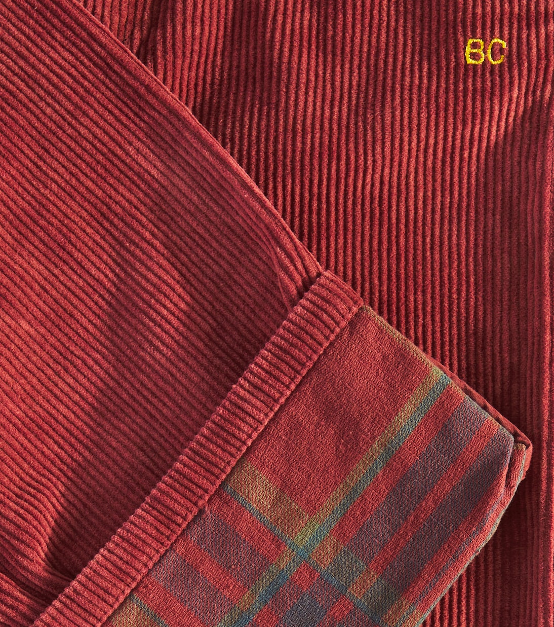 B.C. cotton corduroy straight pants | Bobo Choses