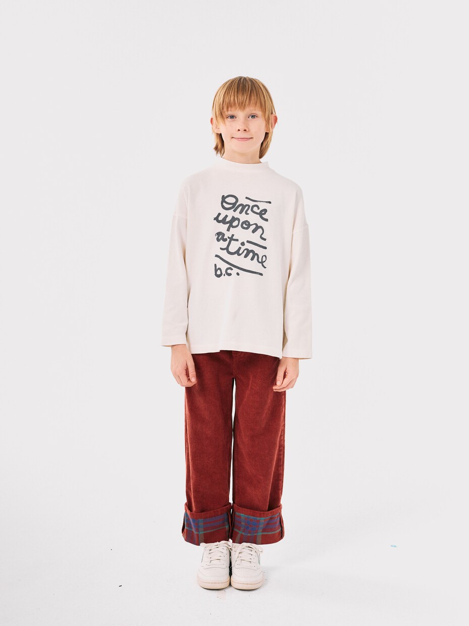 B.C. cotton corduroy straight pants | Bobo Choses
