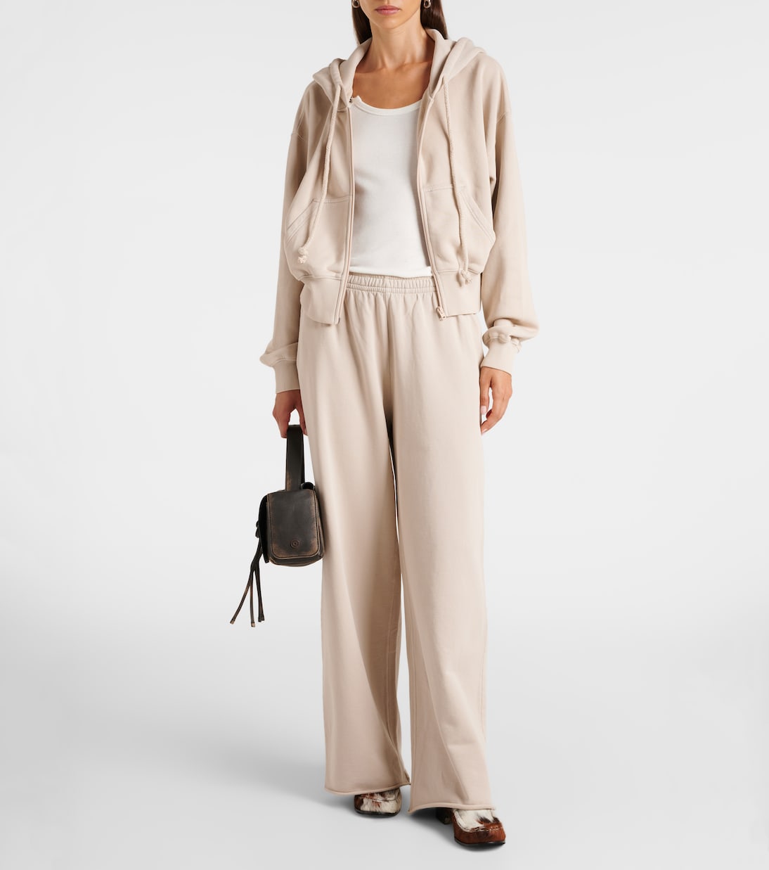 Embroidered cotton hoodie | Acne Studios