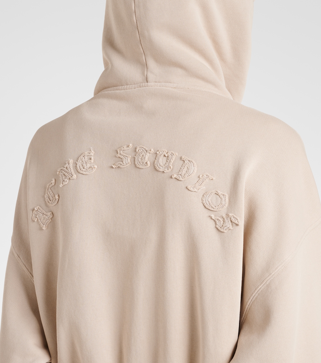 Embroidered cotton hoodie | Acne Studios