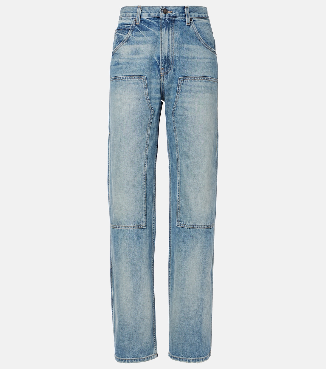 Welder mid-rise straight jeans | Nili Lotan