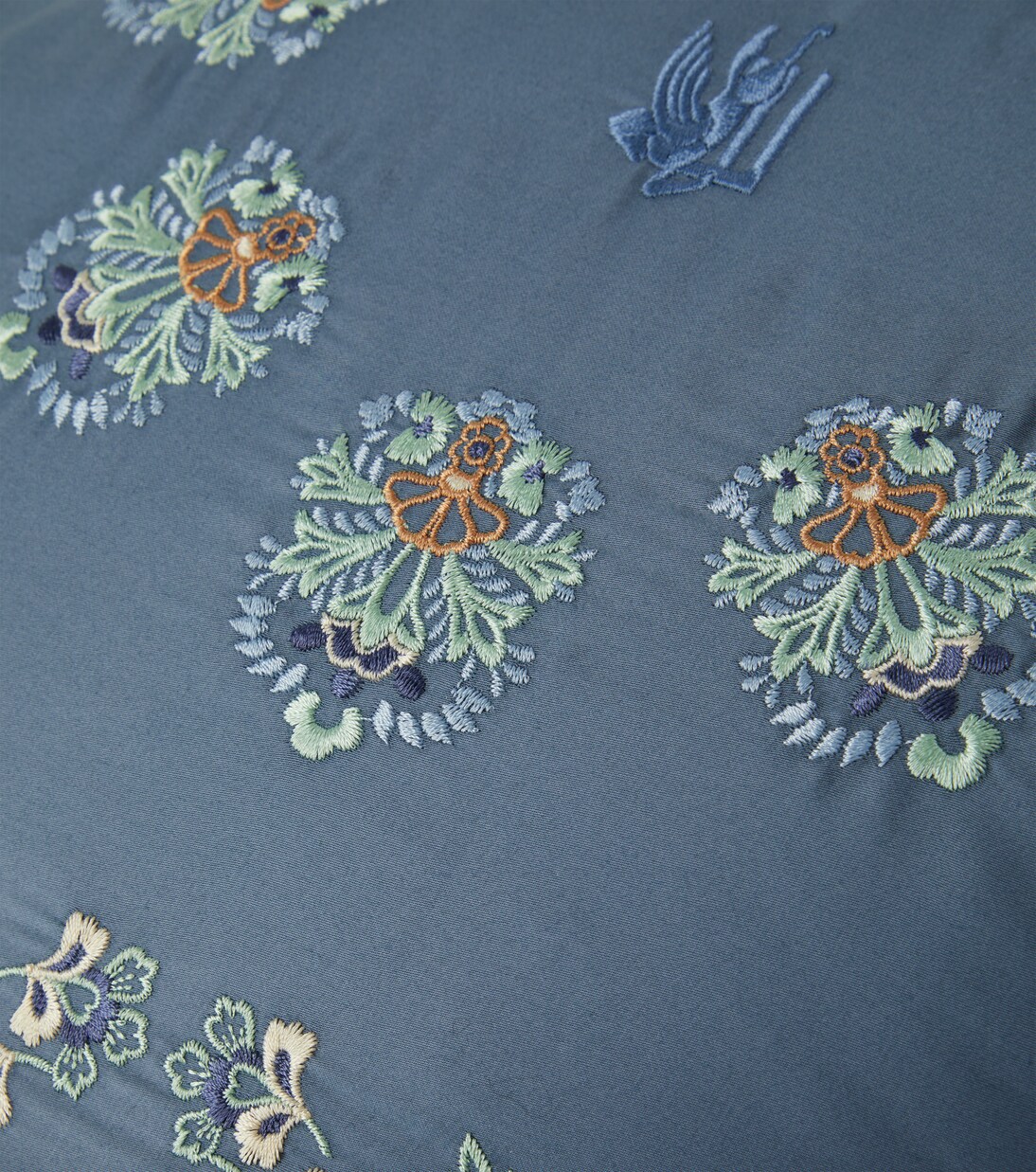 Embroidered cotton satin cushion | Etro