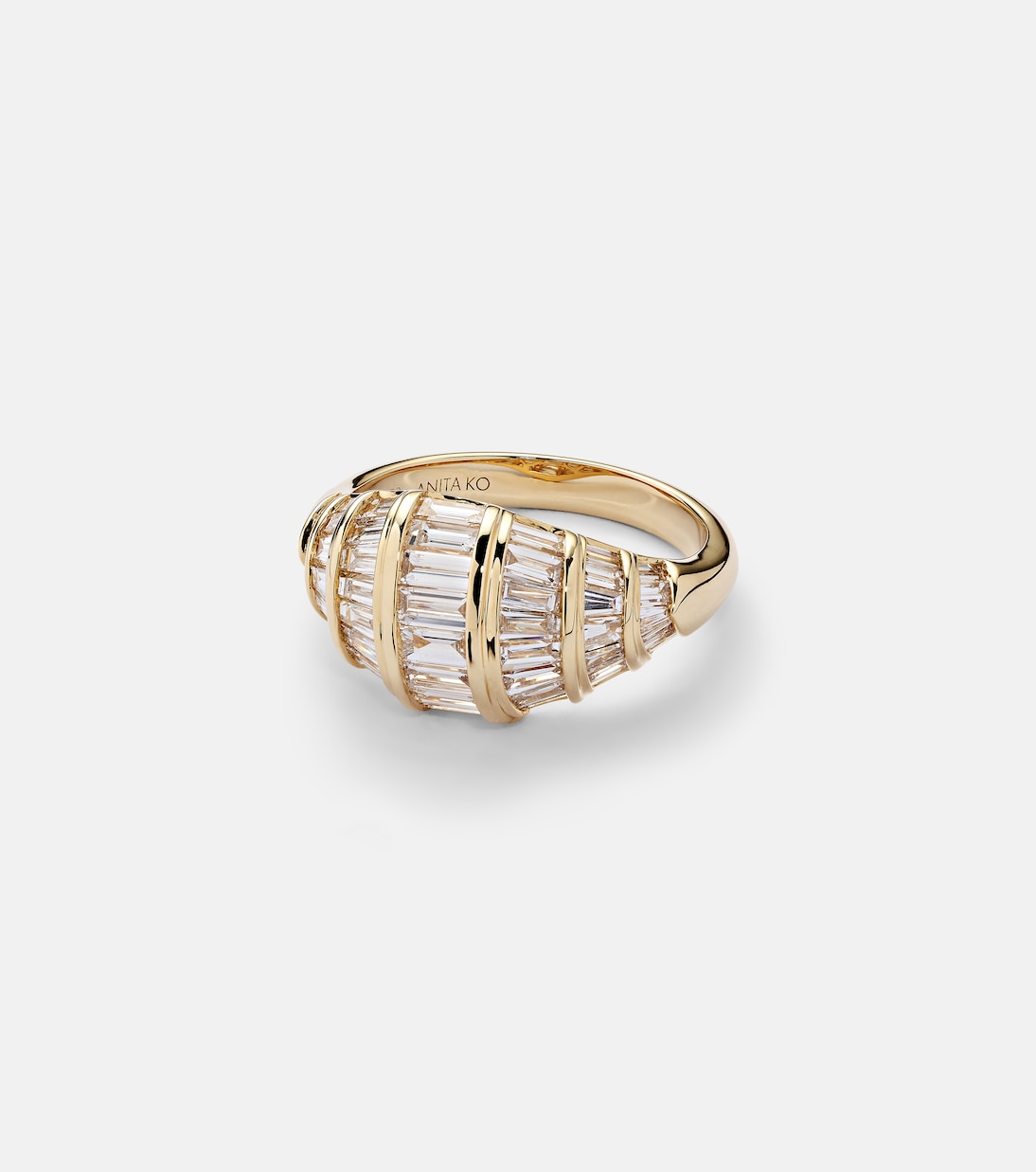 Zoe 18kt gold ring with diamonds | Anita Ko