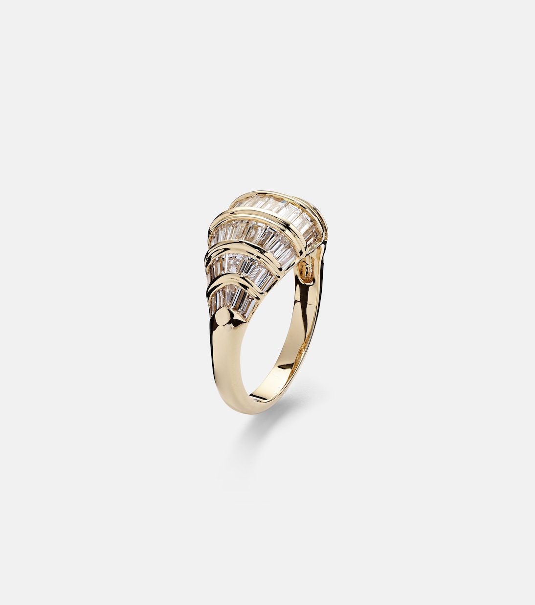 Zoe 18kt gold ring with diamonds | Anita Ko