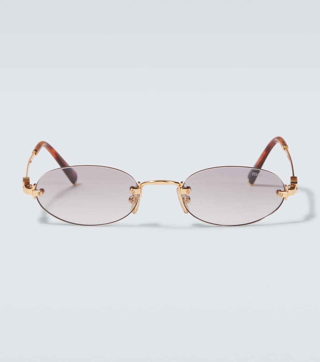 Oval sunglasses | Miu Miu