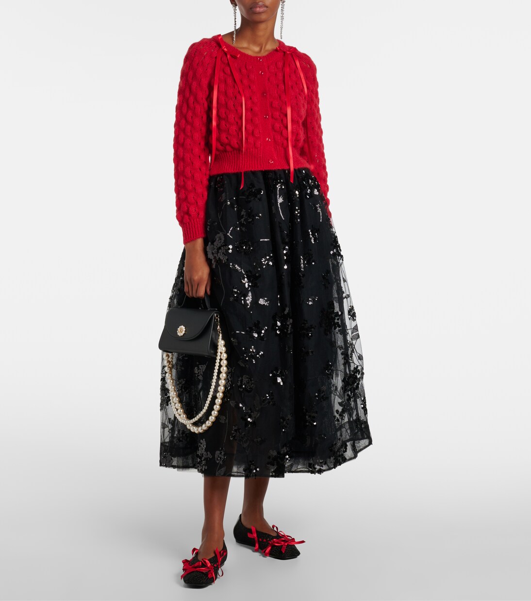 Cardigan aus einem Wollgemisch | Simone Rocha