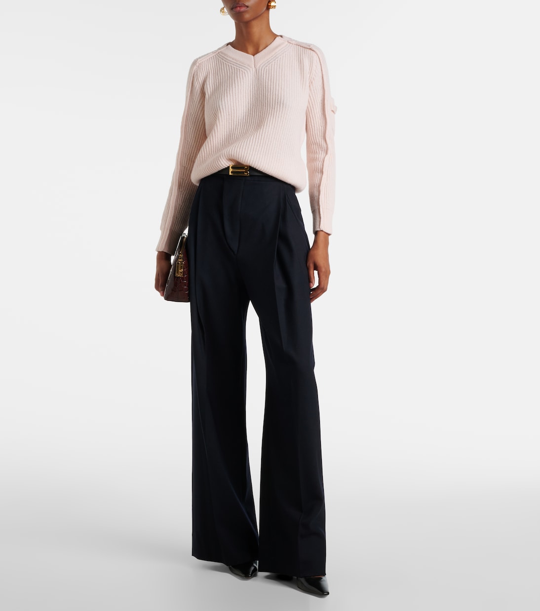 Pullover aus Wolle und Kaschmir | Victoria Beckham