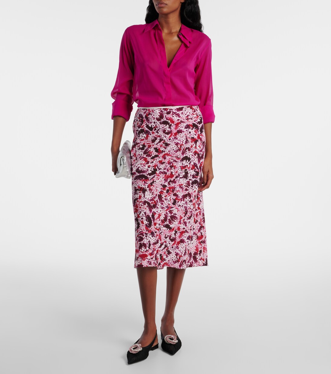 Galaxy tulle slingback flats | Mach & Mach