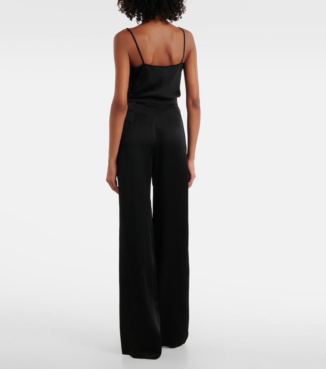 Pantaloni a gamba larga Ieti in raso | Max Mara