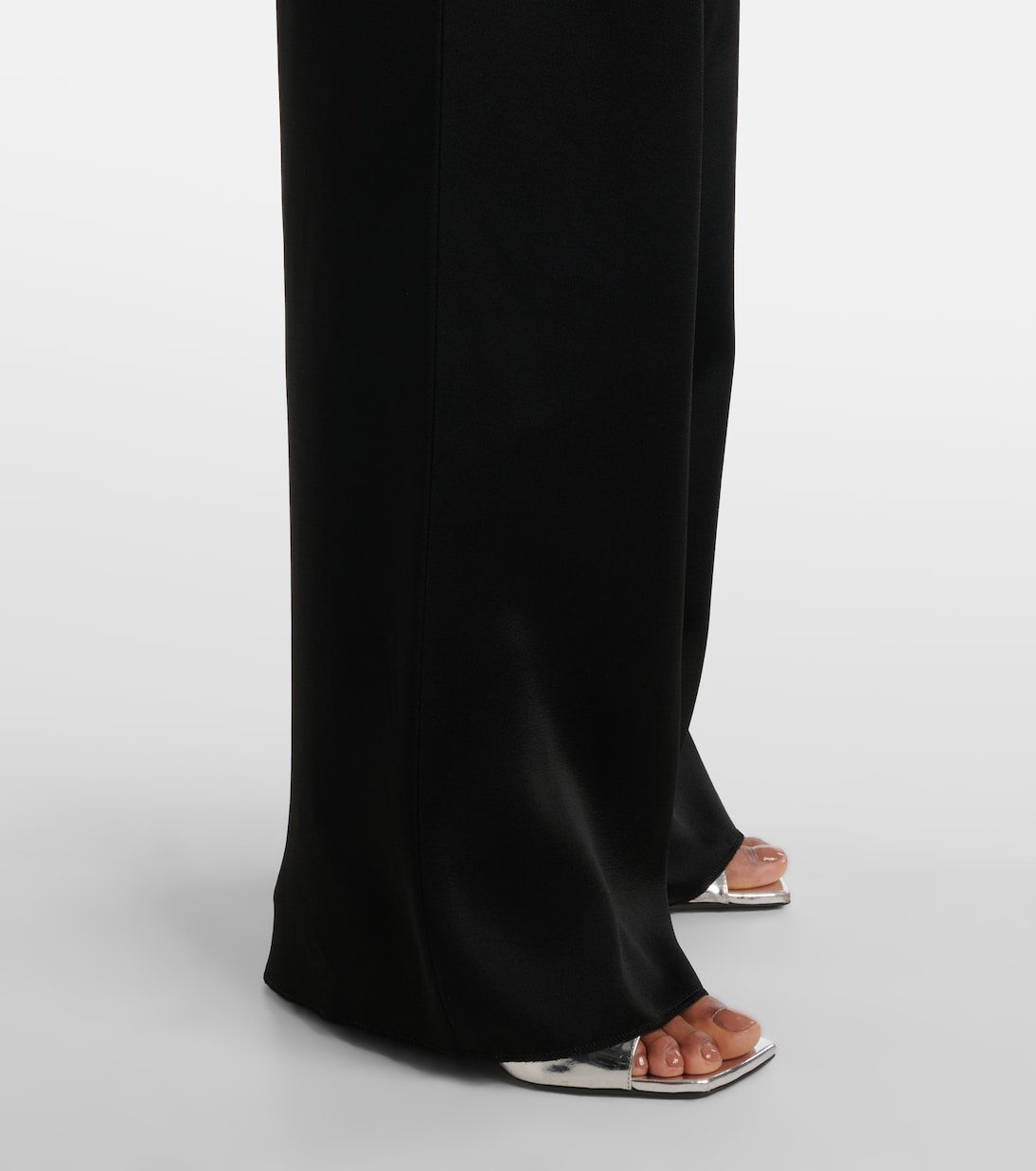 Pantaloni a gamba larga Ieti in raso | Max Mara