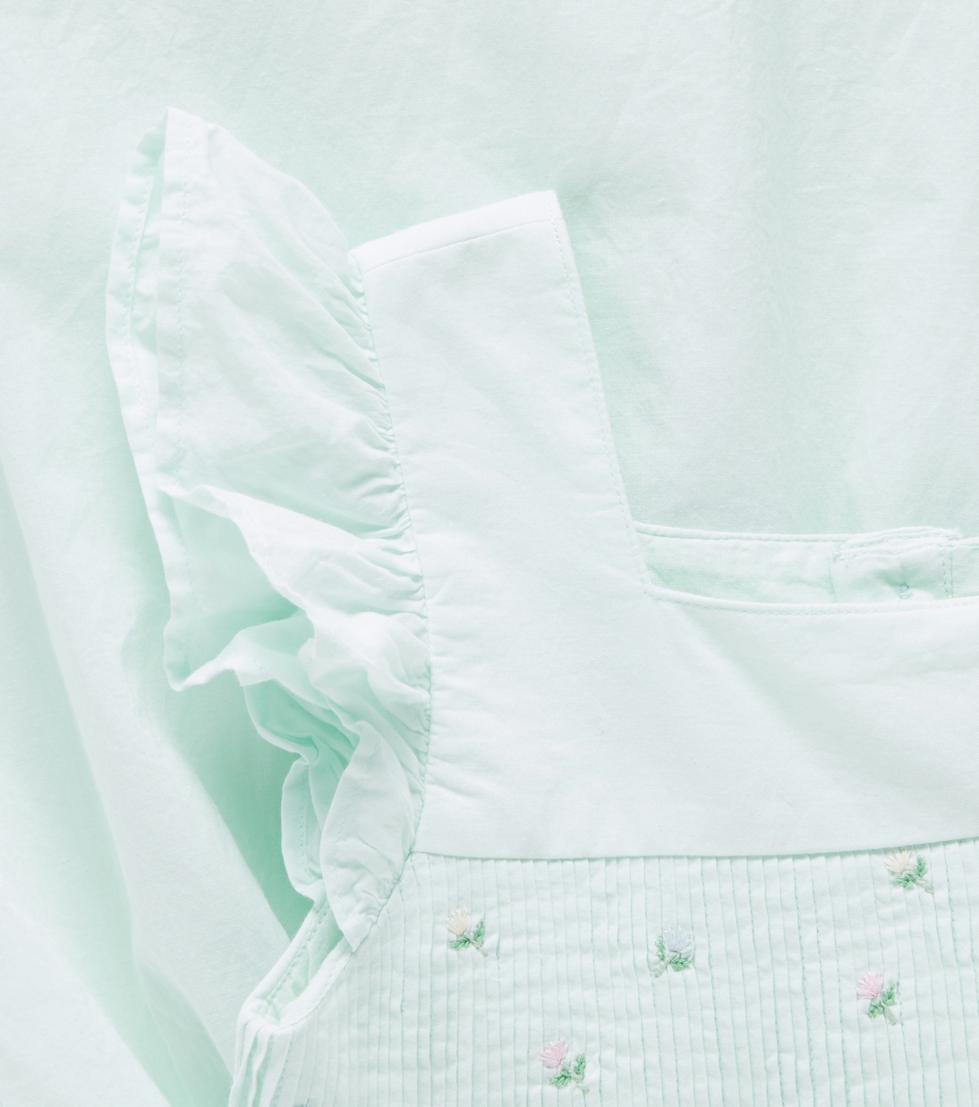 فستان من القطن البوبلين بتطريز Fiona | Bonpoint