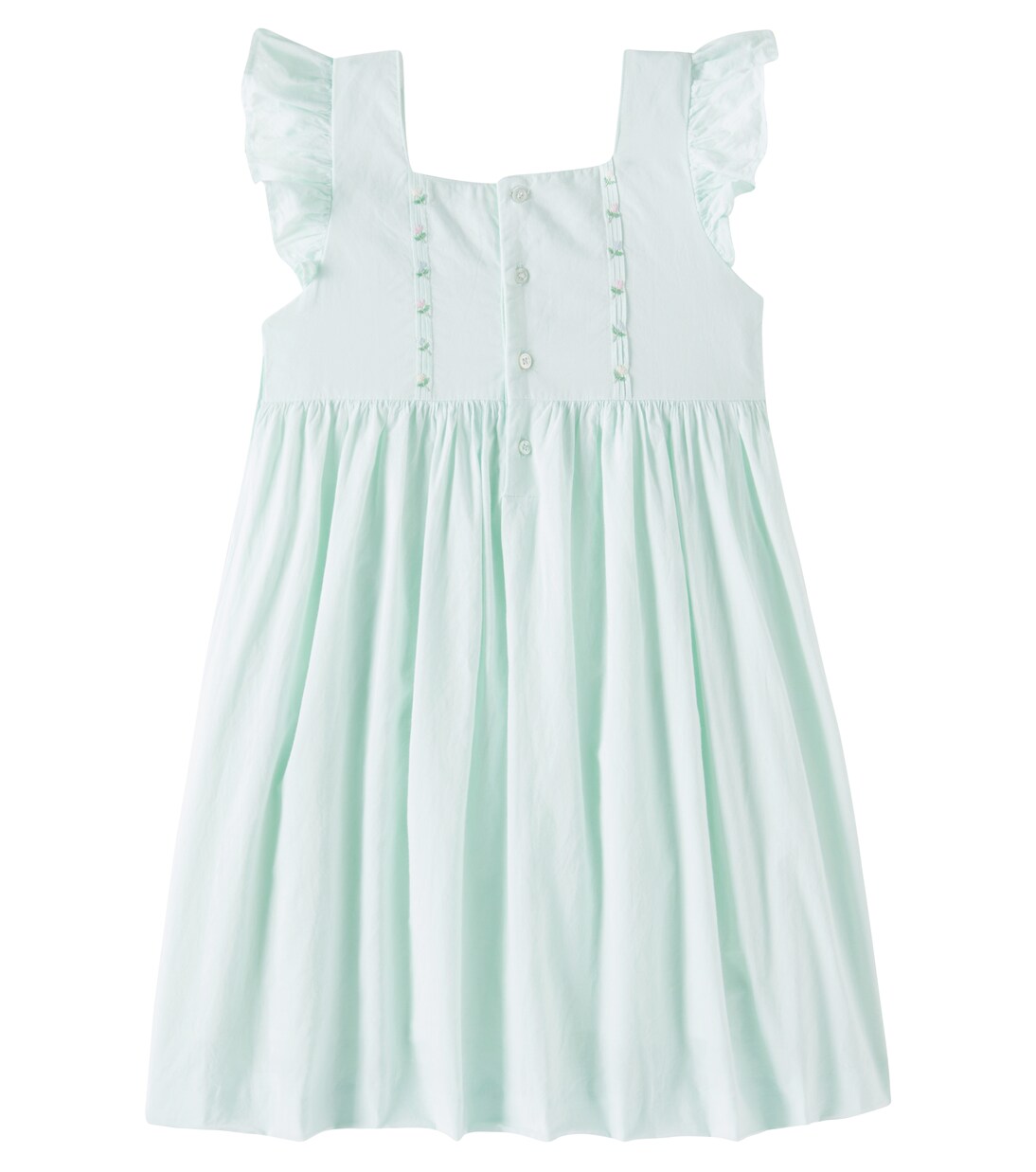 فستان من القطن البوبلين بتطريز Fiona | Bonpoint