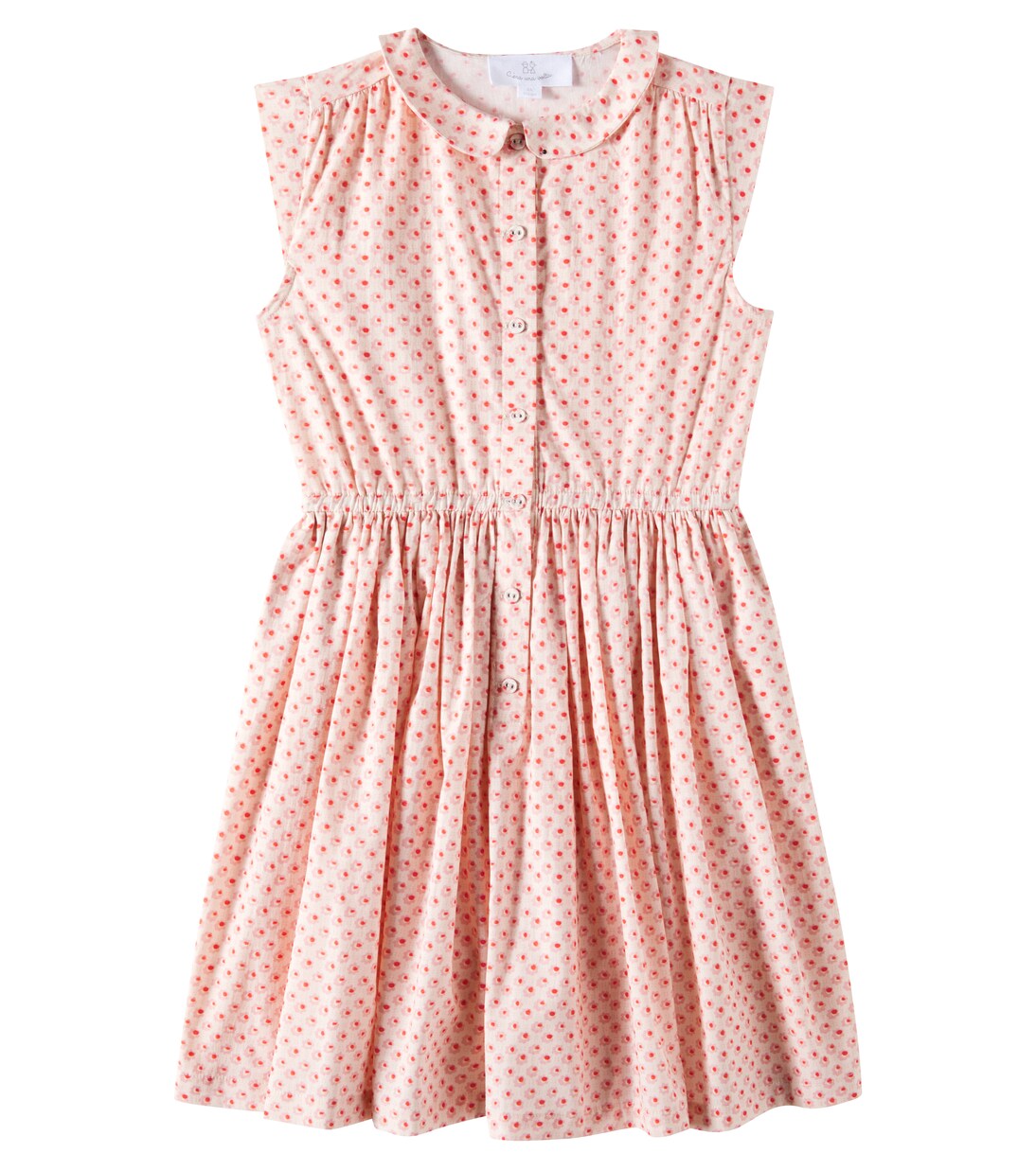Ines polka-dot cotton dress | C'era Una Volta